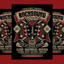 Rock Music Festival Flyer