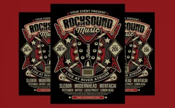 Rock Music Festival Flyer