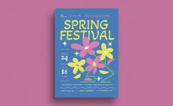 Spring Festival PSD Flyer