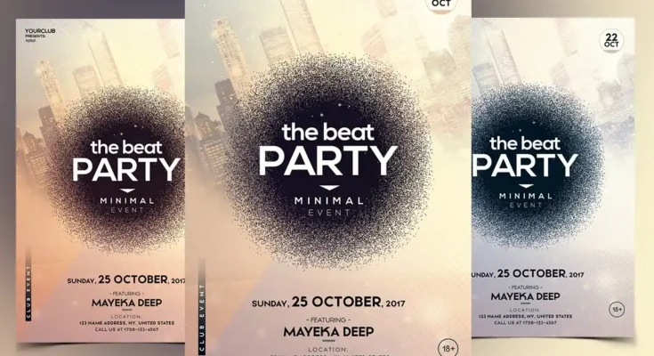 The Beat PSD Flyer
