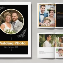 Wedding Photo Album Brochure Design