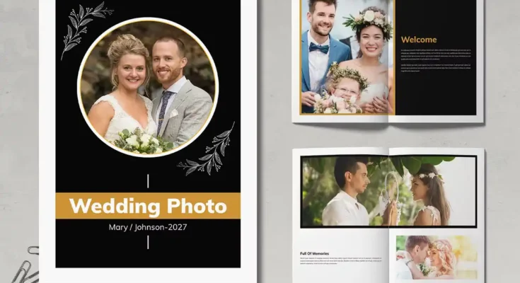 Wedding Photo Album Brochure Design