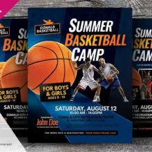 Basketball Camp Flyer Design