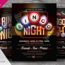 Bingo Night Flyer PSD