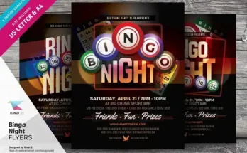 Bingo Night Flyer PSD