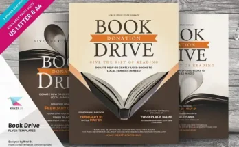 Book Drive Flyer Design