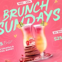 Brunch Flyer PSD Template