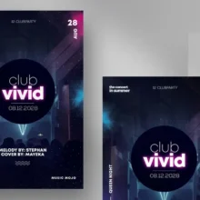 Club Vivid Event Flyer