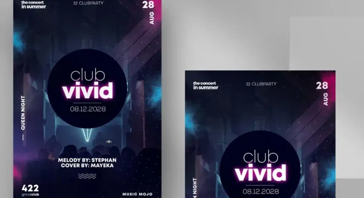 Club Vivid Event Flyer