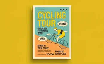 Cycling Tour Event Flyer