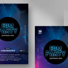 EDM Party Night Flyer