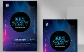 EDM Party Night Flyer