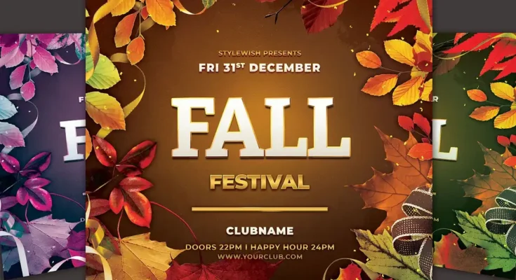 Fall Festival Flyer PSD