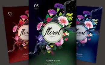 Floral Sound Flyer Design