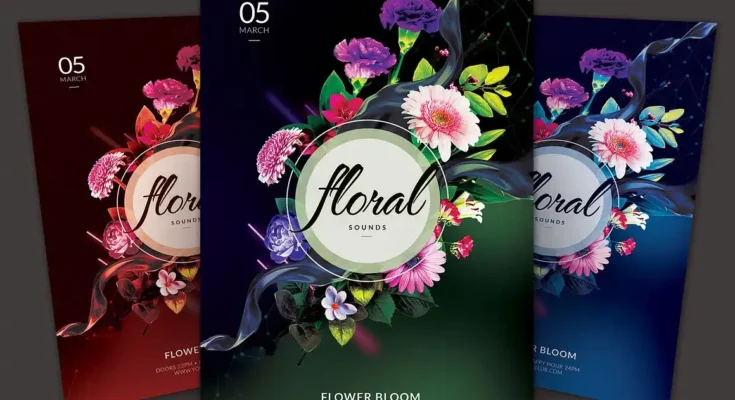 Floral Sound Flyer Design