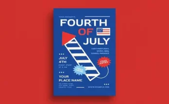 Fourth July Event Flyer