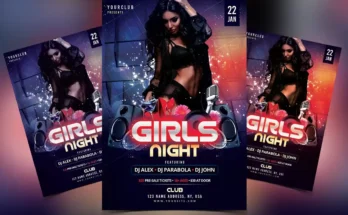 Girls Night DJ Flyer