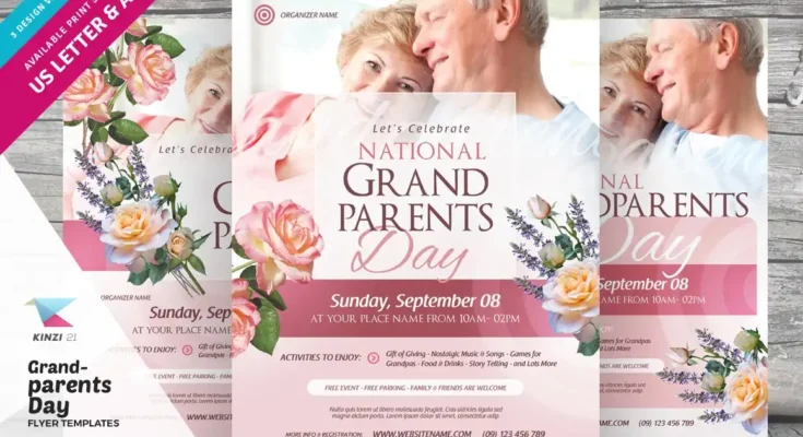 Grandparents Day Flyer Design
