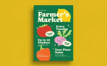 Green Farmer Market Flyer