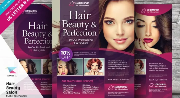 Hair Beauty Salon Flyer