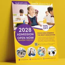Kids Education Flyer Template