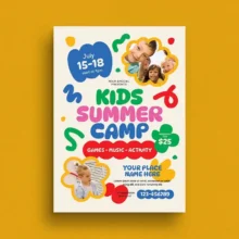 Kids Summer Camp Flyer