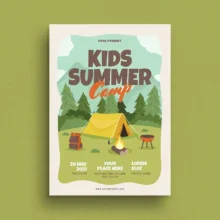 Kids Summer Camp Flyer