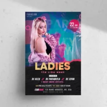 Ladies Weekend Party Flyer
