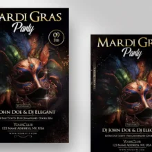 Mardi Gras Flyer Design