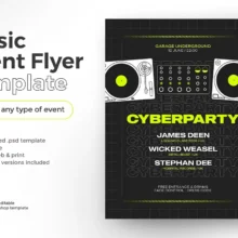 Modern Music Event Flyer