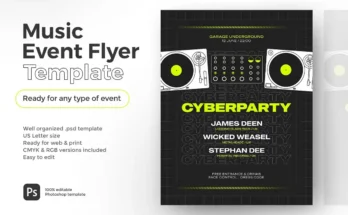 Modern Music Event Flyer
