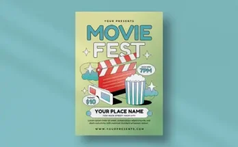 Movie Fest Flyer PSD