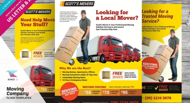 Moving Company Flyer Design