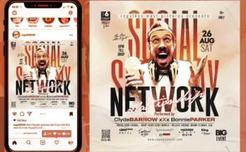 Network Party Flyer Template