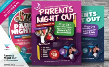Parents Night Flyer Design