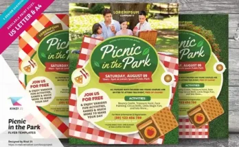 Picnic Park Flyer PSD