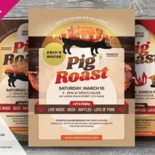 Pig Roast Flyer Design