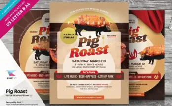 Pig Roast Flyer Design