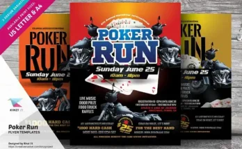 Poker Run Flyer Design