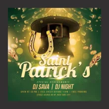 Saint Patrick's Flyer PSD