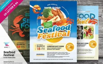 Seafood Festival Flyer PSD