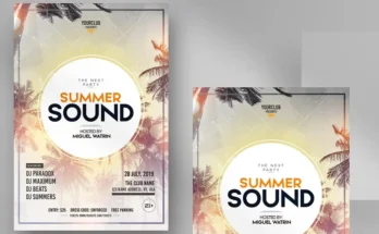 Sound Party Flyer Design