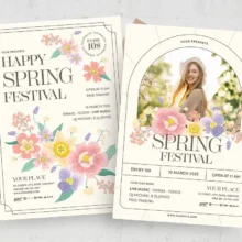 Spring Festival Flyer PSD