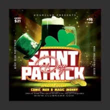 St Patrick’s Day Flyer