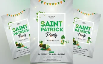 St Patricks Flyer PSD