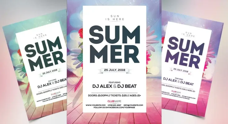 Summer Event Flyer Design
