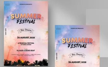 Summer Festival Party Flyer