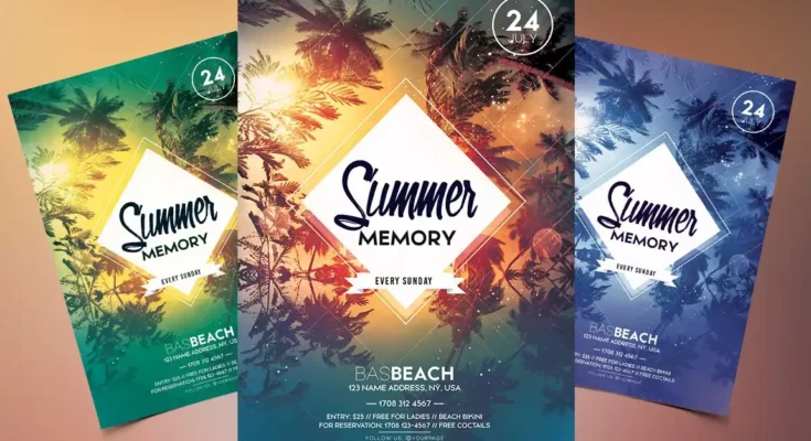 Summer Memory Flyer Design