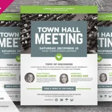 Town Hall Meeting Flyer