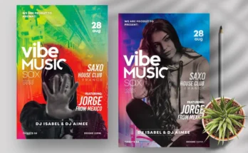 Vibe Music Flyers Event